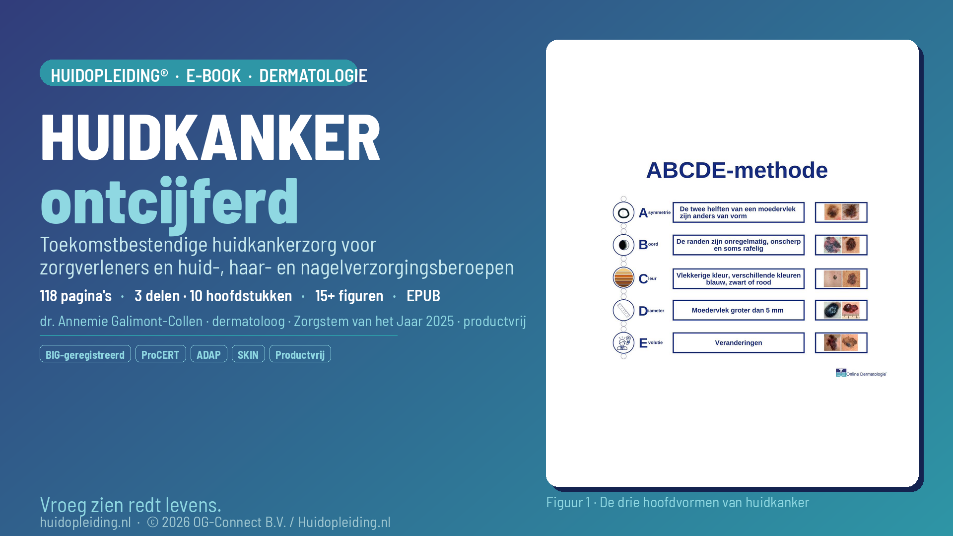 Huidkanker ontcijferd – visuele cover